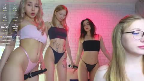 Merlizz Eva Jane Mila Nicole  left to right  online show from February 2025 05:43:02 AM
