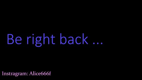 ALiCE ROSE online show from January 2025 09:21:01 PM