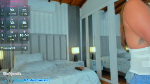 Snapshot of andreathomson chatting on January 2025 03:26:01 PM Please call me Andrea online show from January 2025 03:26:01 PM