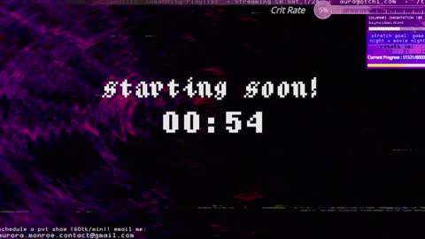Aurora  Aura online show from January 2025 02:37:01 AM