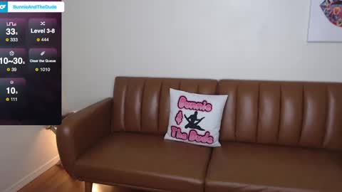 Snapshot of bunnieandthedude chatting on February 2025 03:12:02 AM BUNNIE and THE DUDE TheLebowskis online show from February 2025 03:12:02 AM