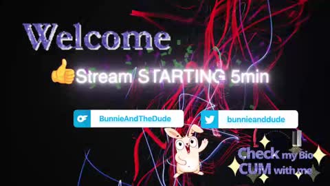 Snapshot of bunnieandthedude chatting on February 2025 06:03:01 AM BUNNIE and THE DUDE TheLebowskis online show from February 2025 06:03:01 AM