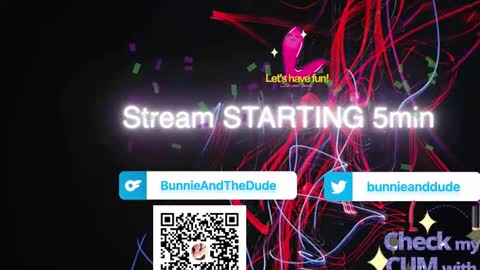 Snapshot of bunnieandthedude chatting on March 2025 07:59:02 PM BUNNIE and THE DUDE TheLebowskis online show from March 2025 07:59:02 PM