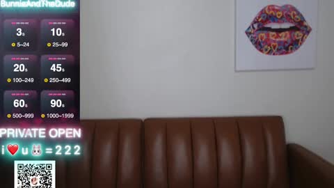 Snapshot of bunnieandthedude chatting on March 2025 11:03:02 PM BUNNIE and THE DUDE TheLebowskis online show from March 2025 11:03:02 PM