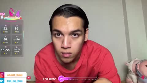 Snapshot of call_me_theo chatting on October 2025 12:06:01 PM Mateo online show from October 2025 12:06:01 PM