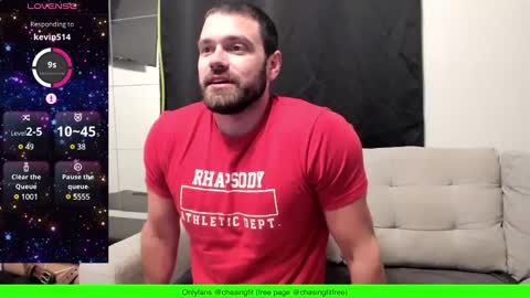 Snapshot of chasemason20 chatting on February 2025 10:48:01 PM Onlyfans chasingfit Instagram the arguer Twitter chasingfitOF online show from February 2025 10:48:01 PM