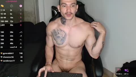 colombianmuscle8 online show from January 2025 12:22:02 AM