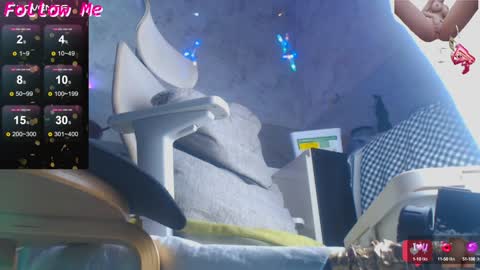 Snapshot of daddymoongirl chatting on February 2025 10:12:01 PM Tracey and Eve purple online show from February 2025 10:12:01 PM