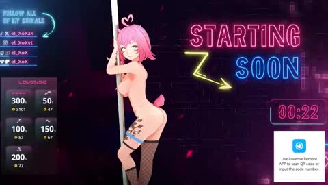 Snapshot of el_xox chatting on November 2025 10:01:01 PM el XoX online show from November 2025 10:01:01 PM