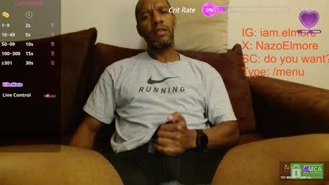 My name is Elmore. Please say hello I like to chat with you. If you have requests or dirty talk please use tip online show from January 2025 04:12:01 AM