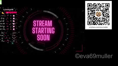 Snapshot of eva69muller chatting on January 2025 09:08:01 AM Eva  next show  8pm CEST AMST online show from January 2025 09:08:01 AM