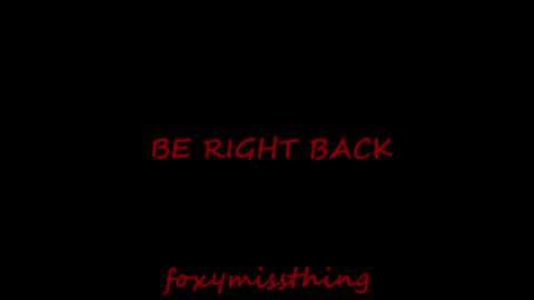 Foxy Woods online show from November 2025 05:24:01 PM