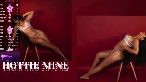 Snapshot of hottie_mine_ chatting on March 2025 10:53:01 PM 2pm - 9pm GMT-5 online show from March 2025 10:53:01 PM