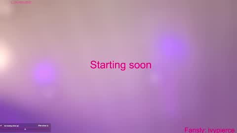 Ivy Pierce  online show from September 2025 01:22:01 PM