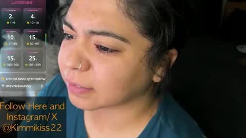 Snapshot of kimmiakiss22 chatting on October 2025 09:27:01 PM Kimmi online show from October 2025 09:27:01 PM