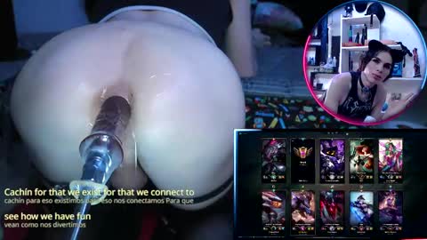 Snapshot of kittendark chatting on October 2025 03:27:01 AM Gothic Kitten online show from October 2025 03:27:01 AM