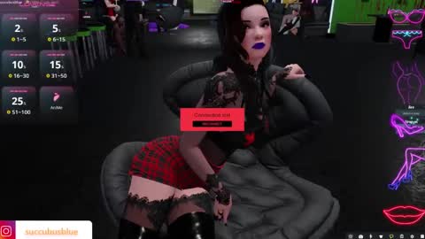 Succubus Blue online show from February 2025 02:03:02 AM