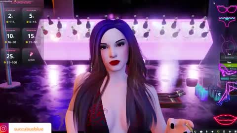 Succubus Blue online show from February 2025 01:50:02 AM