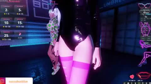 Succubus Blue online show from February 2025 10:58:01 PM