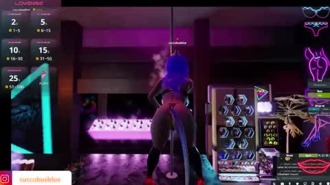 Succubus Blue online show from February 2025 04:31:01 AM