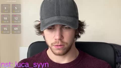 Snapshot of luca_syn chatting on October 2025 11:22:01 AM Luca S online show from October 2025 11:22:01 AM