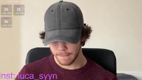 Snapshot of luca_syn chatting on October 2025 08:02:02 AM Luca S online show from October 2025 08:02:02 AM