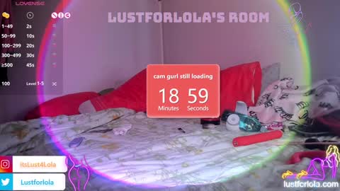 Snapshot of lustforlola chatting on January 2025 06:20:01 AM LOLA online show from January 2025 06:20:01 AM