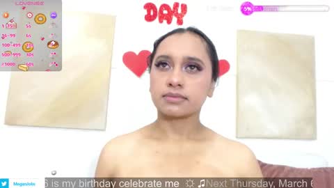 MEGAN  online show from March 2025 12:34:01 PM