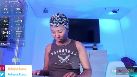 Mikeyla  online show from January 2025 09:19:02 PM