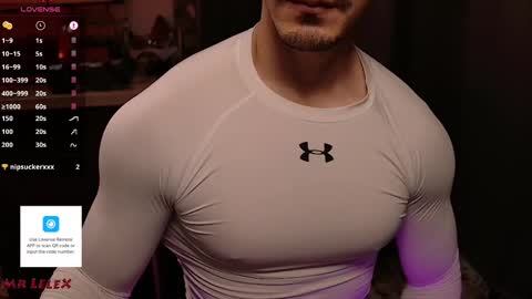 Snapshot of mrlelex chatting on October 2025 04:46:01 PM Lelex first king of Laconia and your sex therapist but you can call me Chad Bob or Stuart online show from October 2025 04:46:01 PM