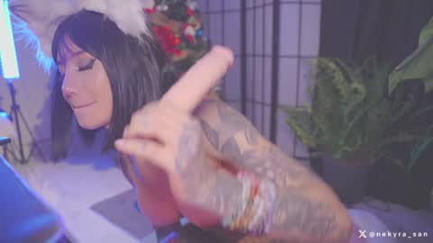 Snapshot of nekyra_san chatting on January 2025 03:53:02 AM Mely Birthday party saturday night BYO online show from January 2025 03:53:02 AM