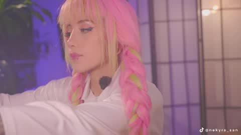 Snapshot of nekyra_san chatting on February 2025 12:52:02 AM Mely Birthday party saturday night BYO online show from February 2025 12:52:02 AM