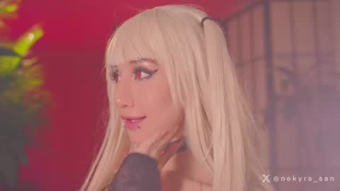 Snapshot of nekyra_san chatting on March 2025 12:31:02 AM Mely Birthday party saturday night BYO online show from March 2025 12:31:02 AM