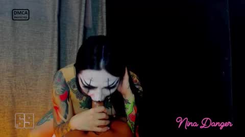 Snapshot of ninadanger chatting on October 2025 10:10:01 PM Heyyy guys Im Ninas crazy online show from October 2025 10:10:01 PM