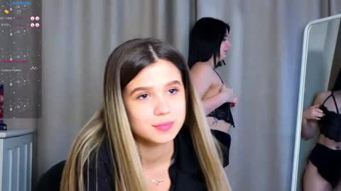 Lora black  and Lili blonde welcome you here online show from January 2025 02:39:01 PM