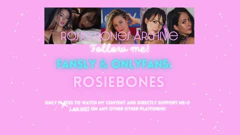 Rosie Bones online show from March 2025 07:38:01 PM