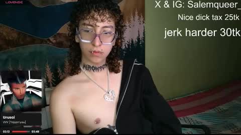 Snapshot of salemqueer_ chatting on November 2025 05:28:02 PM Sam online show from November 2025 05:28:02 PM