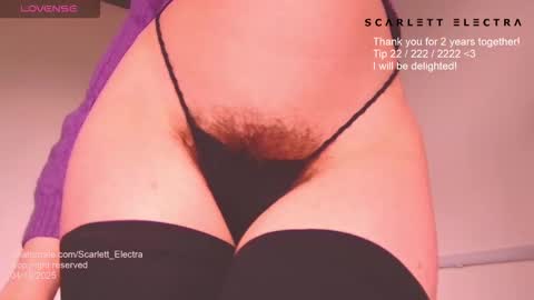 SCARLETT ELECTRA  -  online show from October 2025 01:42:02 PM