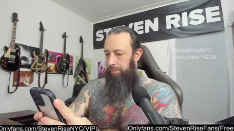 Snapshot of stevenrisenyc chatting on January 2025 10:01:01 PM StevenRiseNYC online show from January 2025 10:01:01 PM