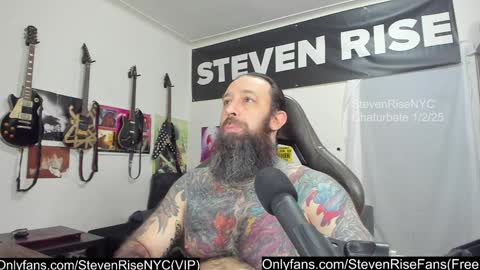 Snapshot of stevenrisenyc chatting on January 2025 12:41:02 PM StevenRiseNYC online show from January 2025 12:41:02 PM