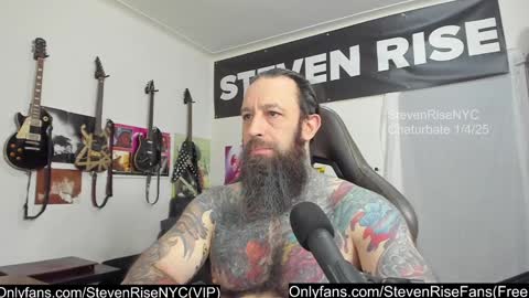 Snapshot of stevenrisenyc chatting on January 2025 12:38:02 PM StevenRiseNYC online show from January 2025 12:38:02 PM