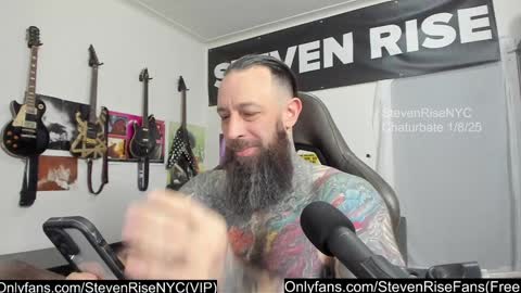 Snapshot of stevenrisenyc chatting on January 2025 01:41:02 PM StevenRiseNYC online show from January 2025 01:41:02 PM