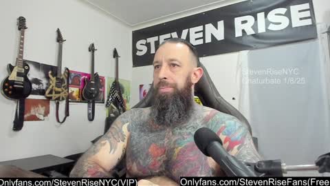 Snapshot of stevenrisenyc chatting on January 2025 11:52:02 PM StevenRiseNYC online show from January 2025 11:52:02 PM