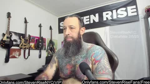 Snapshot of stevenrisenyc chatting on February 2025 02:37:01 PM StevenRiseNYC online show from February 2025 02:37:01 PM