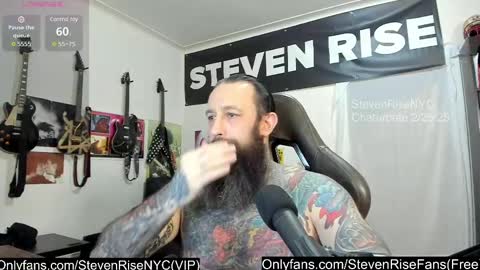 Snapshot of stevenrisenyc chatting on February 2025 04:03:02 AM StevenRiseNYC online show from February 2025 04:03:02 AM