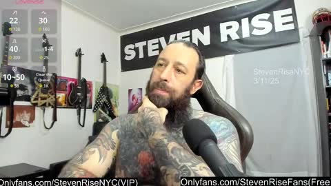 Snapshot of stevenrisenyc chatting on March 2025 04:10:01 AM StevenRiseNYC online show from March 2025 04:10:01 AM