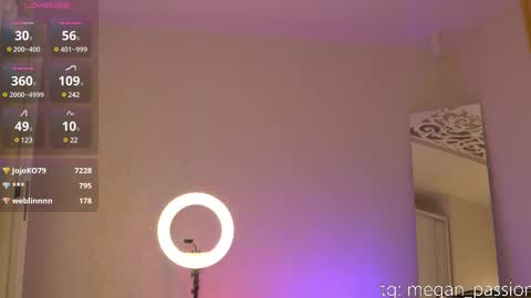 Snapshot of top_of_passion chatting on February 2025 11:36:01 PM Im MeganLovense on Ill be online 1700 UTC online show from February 2025 11:36:01 PM