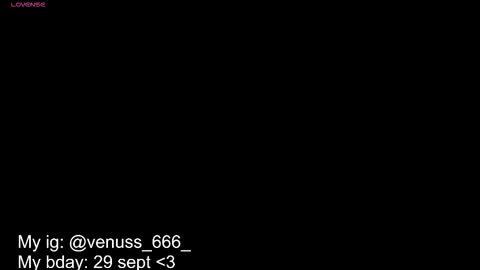   Venus  MY BDAY 29 SEPT online show from September 2025 05:01:01 PM