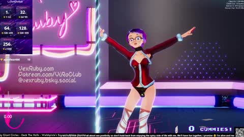 Snapshot of vexruby chatting on December 2024 02:12:02 AM Vex Ruby online show from December 2024 02:12:02 AM