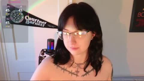 Violet Winter  indie sleaze goth girl next door online show from March 2025 03:07:02 PM